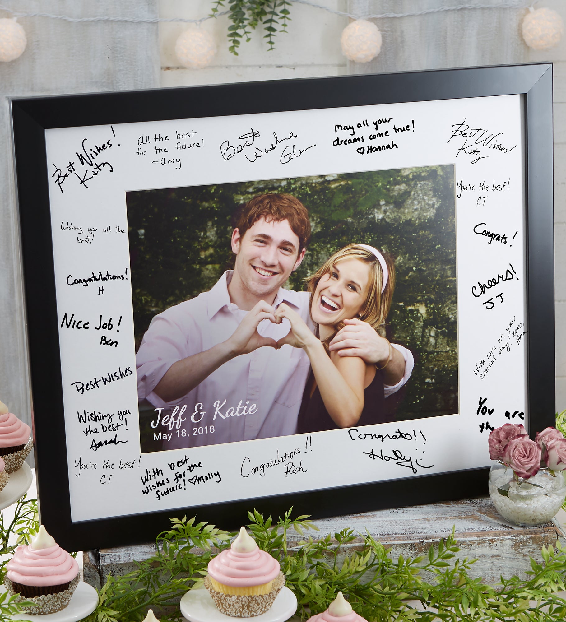 Wedding Shower Personalized Signature Photo Frame